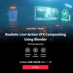 Realistic Live-Action VFX Compositing Using Blender